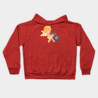 Cupid Bomber Kids Hoodie